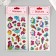 Plastic sticker "Unicorns and magic" mix 22x10 cm