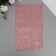 Liszt for creativity claim. Kozh "Large sparkles" light pink sheet 33x20 cm thick 0.84 mm