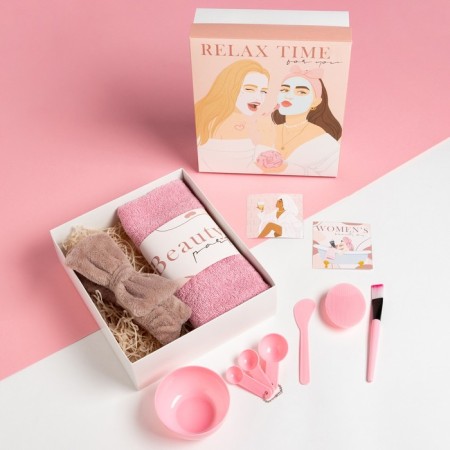 Set of Gift Etel Relax Time, towel and accessories
