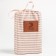 A set of pillowcases Ethel 50x70 cm - 2 pcs, "strips", beige color, greedy cotton, 140g/m2