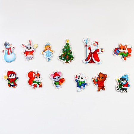 New Year's development magnets "New Year! Fun party"-3
