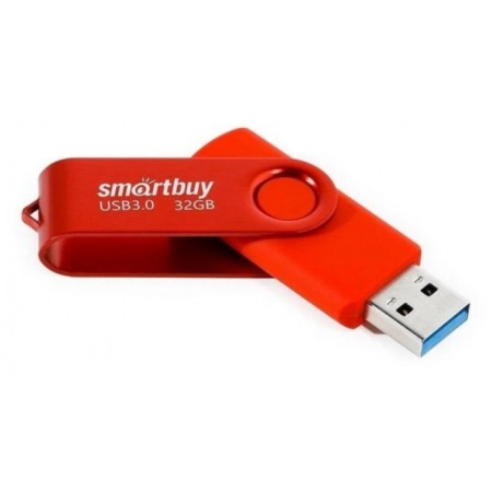 Flash drive Smartbuy Twist, 32 GB, USB 3.1, th Up 70 MB/s, PLA up to 40 MB/s, red