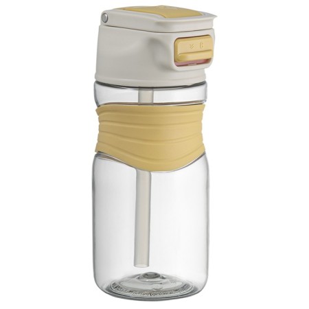 Water bottle Smart Solutions Slow SIP, 450 ml, yellow color