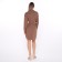 Women's dress, dark beige color, size 44