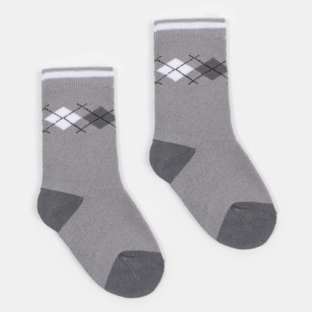 Noski children's terry, gray color, size 20-22-1