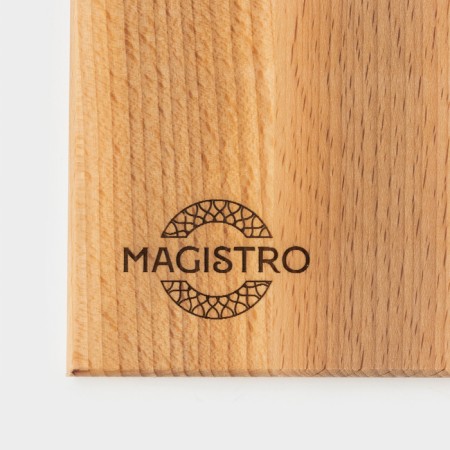 Groot board with a rope handle Magistro, 40 × 24 × 1.2 cm, oak-10