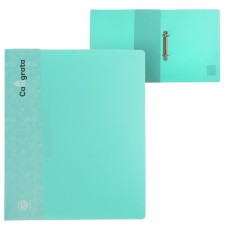 Folder on 2 rings A4 Calligrata, 40mm, 700mm, pocket at the end, ice green