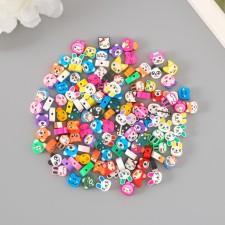 Бусины резиновые фигурные "Животные" МИКС, уп. 500 шт.
