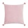 Decorative pillowcase with brushes Ethel Color Pink, 45x45 cm, polyester, velor