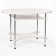 Dining table "Miya-2", the color of oak is bleached