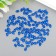 Decor for creativity Plastic "Rhinestones. Drive. Indigo" set of 100 pcs 0.6x0.4 cm