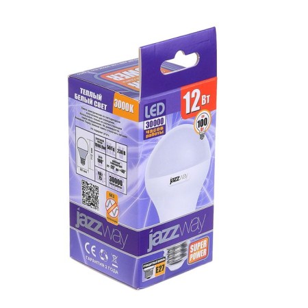 LED LED JAZZWAY, A60, E27, 12 W, 3000 K, PLED-SP-1