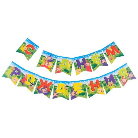 A set of paper utensils, on 6 people "Happy Birthday", telepusics-2