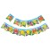 A set of paper utensils, on 6 people "Happy Birthday", telepusics