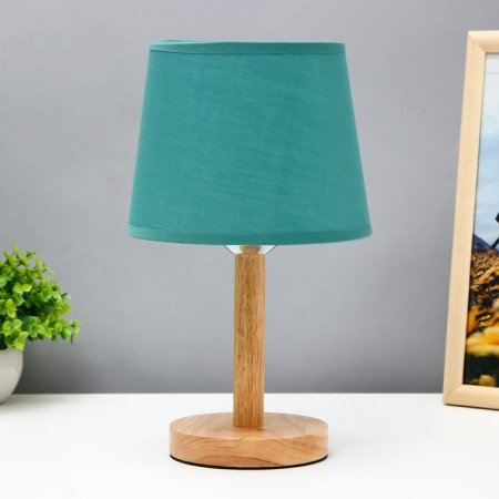 Table lamp "Eco" 1x40W E27 Light wood-green 18x18x29.5 cm Risalux