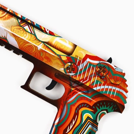 Wooden weapons, children's souvenir "Fenec", gun, 22.5 x 14 cm-2