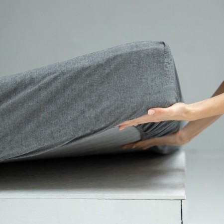Boyle gum sheet, size 200x180x25 cm, dark gray color-1