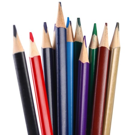 Color pencils, 24 colors, trihedral, Masha and bear-6