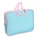 Folder with handles Textile A4, 360 x 290 x 70 mm, Erich Krause Pastel Light Blue, Pastel/Blue, 54678