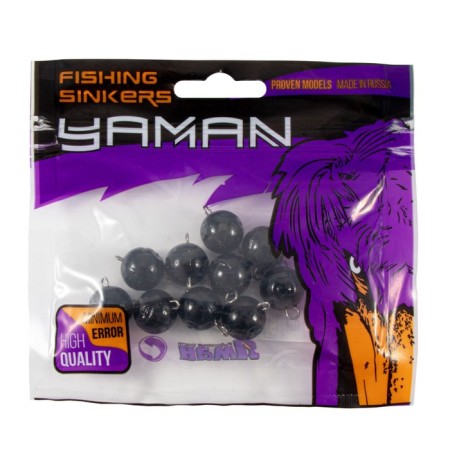 Cargo Cheburashka painted collapsible Yaman 10 pcs., 18 g, black-4