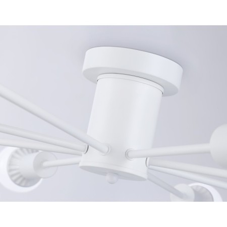 Lamp ceiling in the style of Ambrella Light, Loft, TR80408, 8HE27, white color-4
