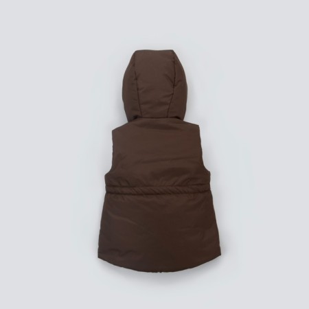 Beginning children's insulated kinderlitto "Country", height 86-92 cm, color chocolate-3