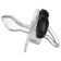 Silicone orthodontic dummy "mustache", from 0 months, with a cap, shape mix