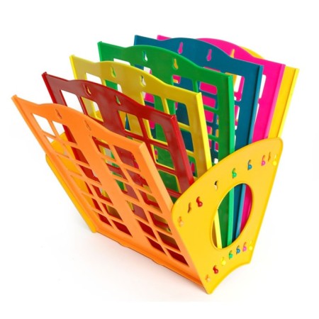 Veher's tray "Fan", 7 sections, 6 departments, color