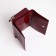 Women's wallet with lightning, burgundy color