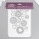 Plastic stencil "gears", 16x24 cm
