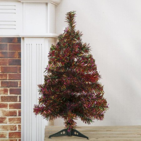 Christmas tree Rainbow with red 60 cm, D needles 6 cm, D of the lower tier 35 cm, 60 branches, layer stand