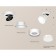 AMBRILLA LIGHT, TECHNO, XM8101028, GX53, white sand, white matte color, transparent color set.