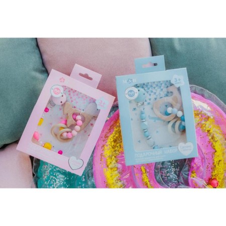 Gift set: Holder for nipples-dummy and rodent-producer "Baby"-8