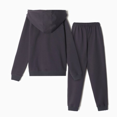 A set for a boy (jumper, trousers), graphite color, height 116 cm-6