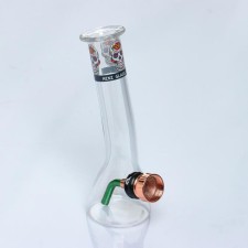 Бонг стеклянный курительный, h-11.8 см, "Череп",