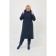 Female coat, size 56, blue color