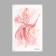 Sticker Plastic Interior color "Ballerina in pink" 30x45 cm