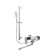 Bronze de Luxe Grani RT980 bath mixer, single -leaf, shower set, brass, chrome