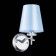 Wall lamp EVOLUCE. Sle105611-01. Permone. 1x40 watts, E14, 14x29 cm, color chromium