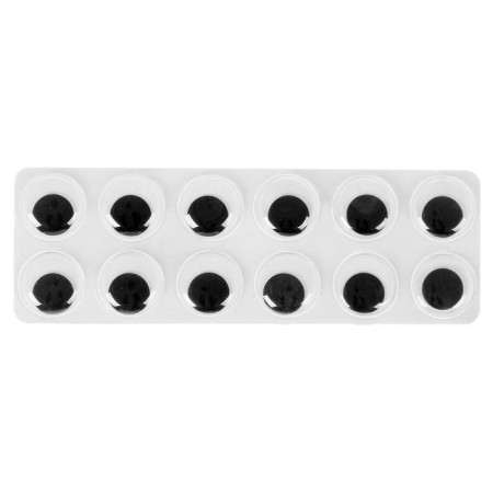 Elevaric eyes, set of 12 pcs., Size 1 pc. - 2 cm