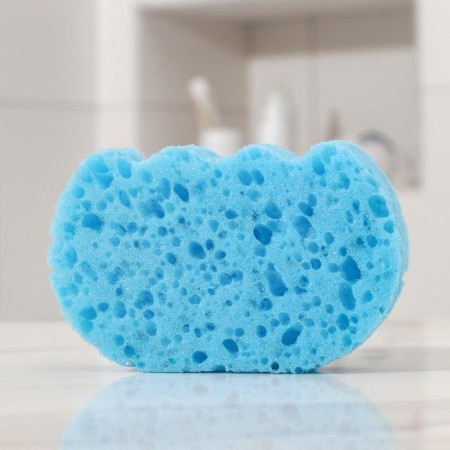 Body sponge "Joy", 13.5 × 8.5 × 3.5 cm, color mix