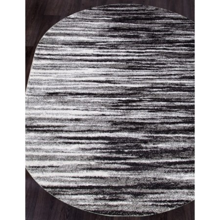 Oval Merinos Platinum carpet, size 120x180 cm, Gray color-1