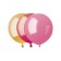Latex ball 14 ", metal, set 100 pcs., Mix color