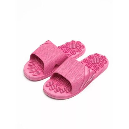 Slippers with a massage effect, open nose, size 40-41, color fuchsia-6