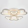 Causteen with PDU 661337/6 LED 140W Dimmer 3 modes 3000-6000K white 56x56x13 cm Bayerlux