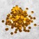 Filler for the ball "Confetti Circle", 1 cm, foil, gold color, 500 g