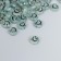 Beads for creativity Plastic "Smiley" Transparent green set 20 grams 0.3x0.7x0.7 cm 736453