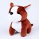 Soft toy "Bulldog", 17 cm