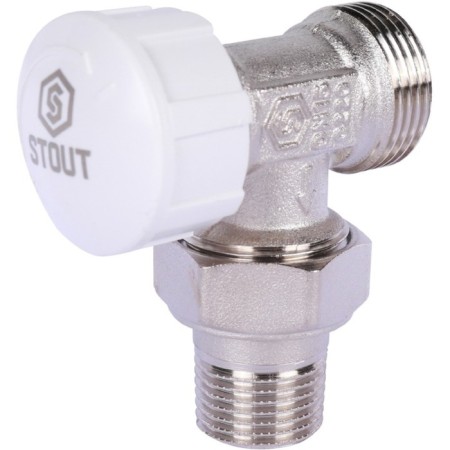 Thermostatic valve Stout SVT-0002-100015, corner, 1/2 "x 3/4"-1