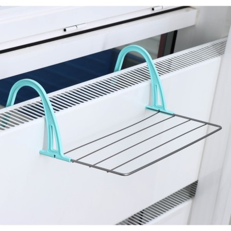 Drywall for linen on a radiator, 45 × 23.5 × 18 cm, color gray color-2